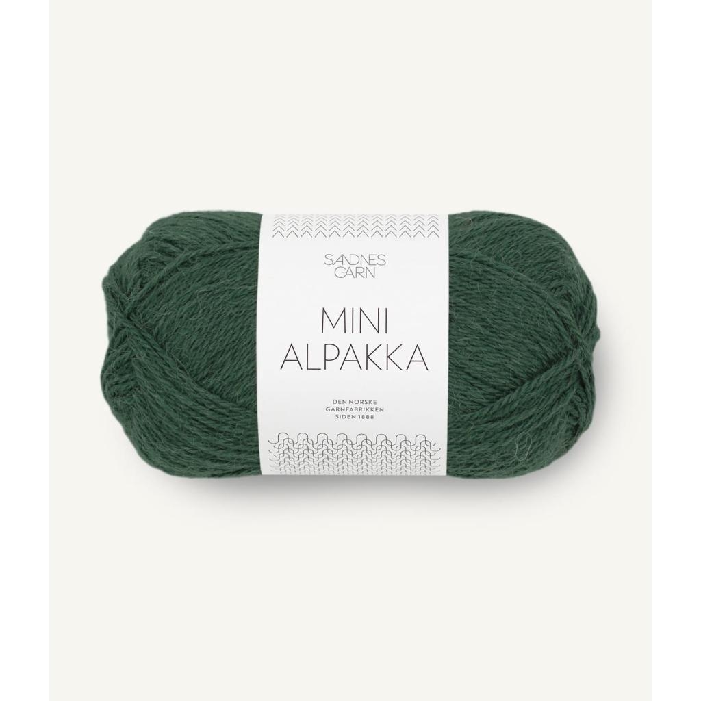 8581 Mini Alpakka Dyp skoggrønn