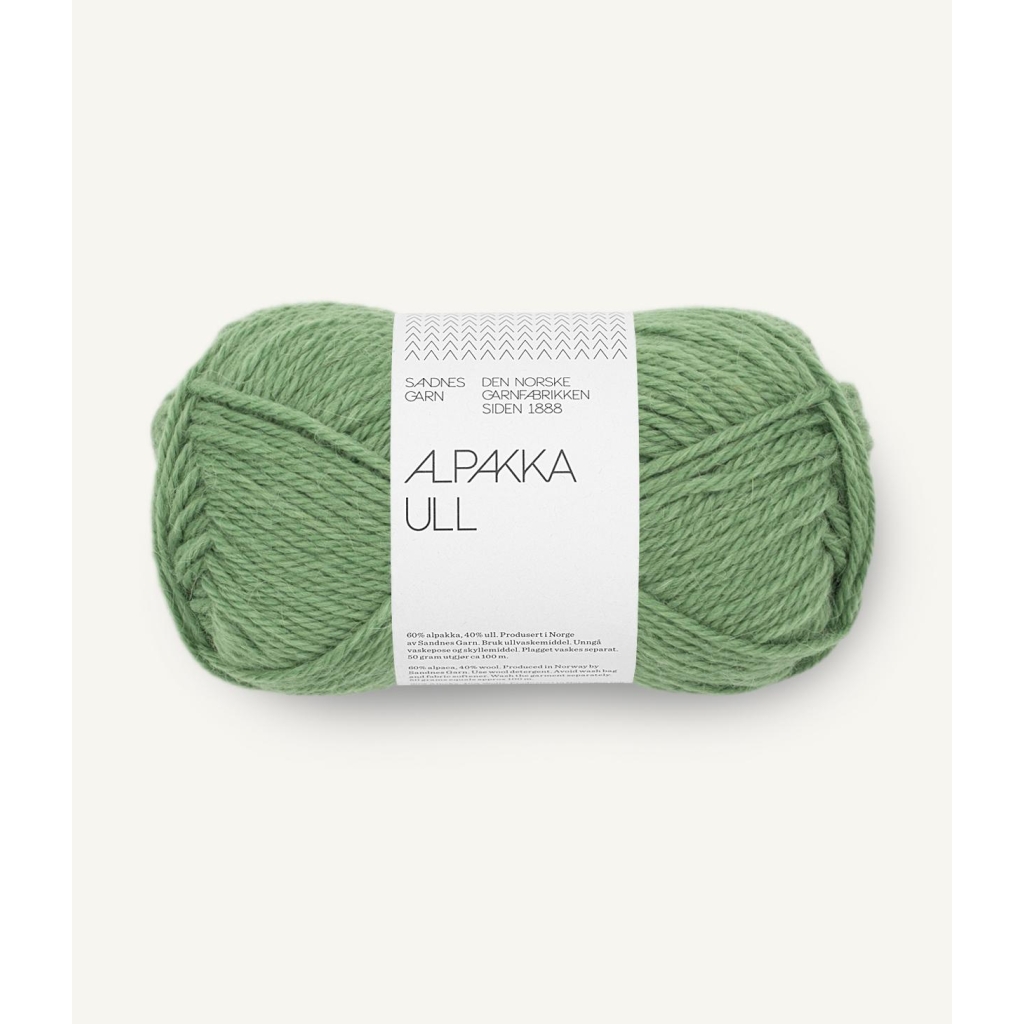 8753 Alpakka Ull Vineyard green Nm 8,0/4