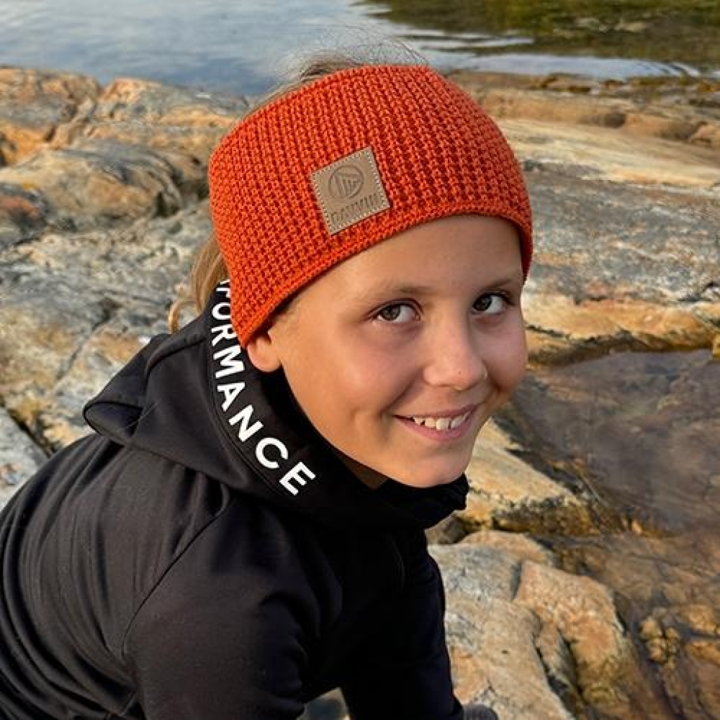 Laslettind Headband Knit Orange