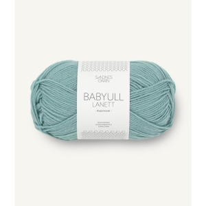 6841 Babyull Lanett Støvet Aqua