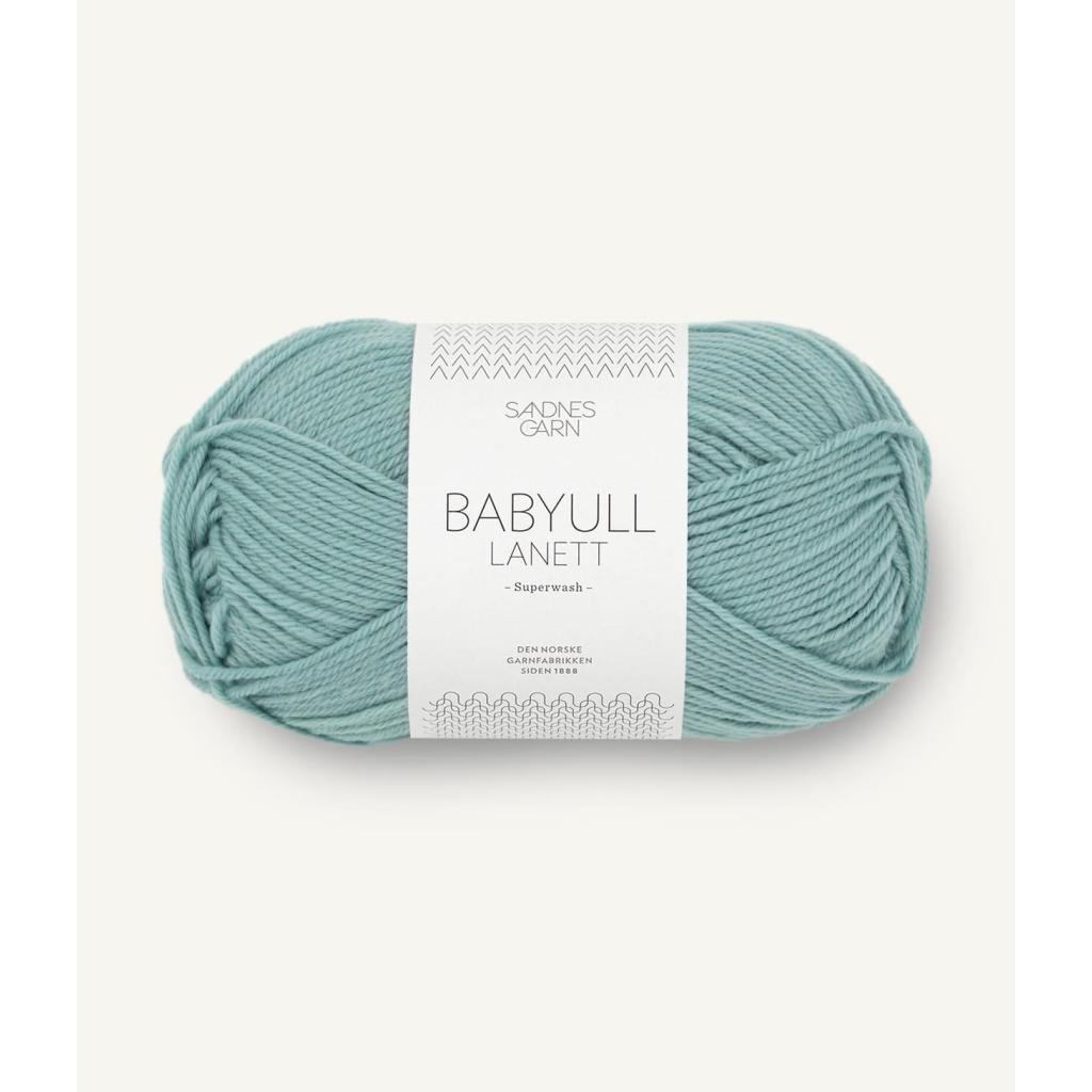 6841 Babyull Lanett Støvet Aqua