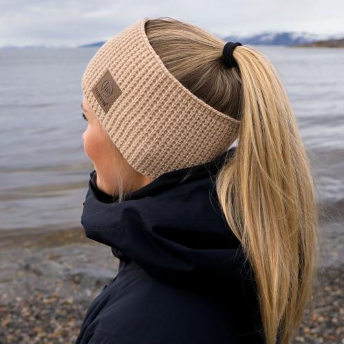 Laslettind Headband Knit Beige