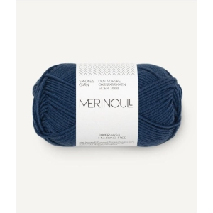 6062 Merinoull Mørk Blå