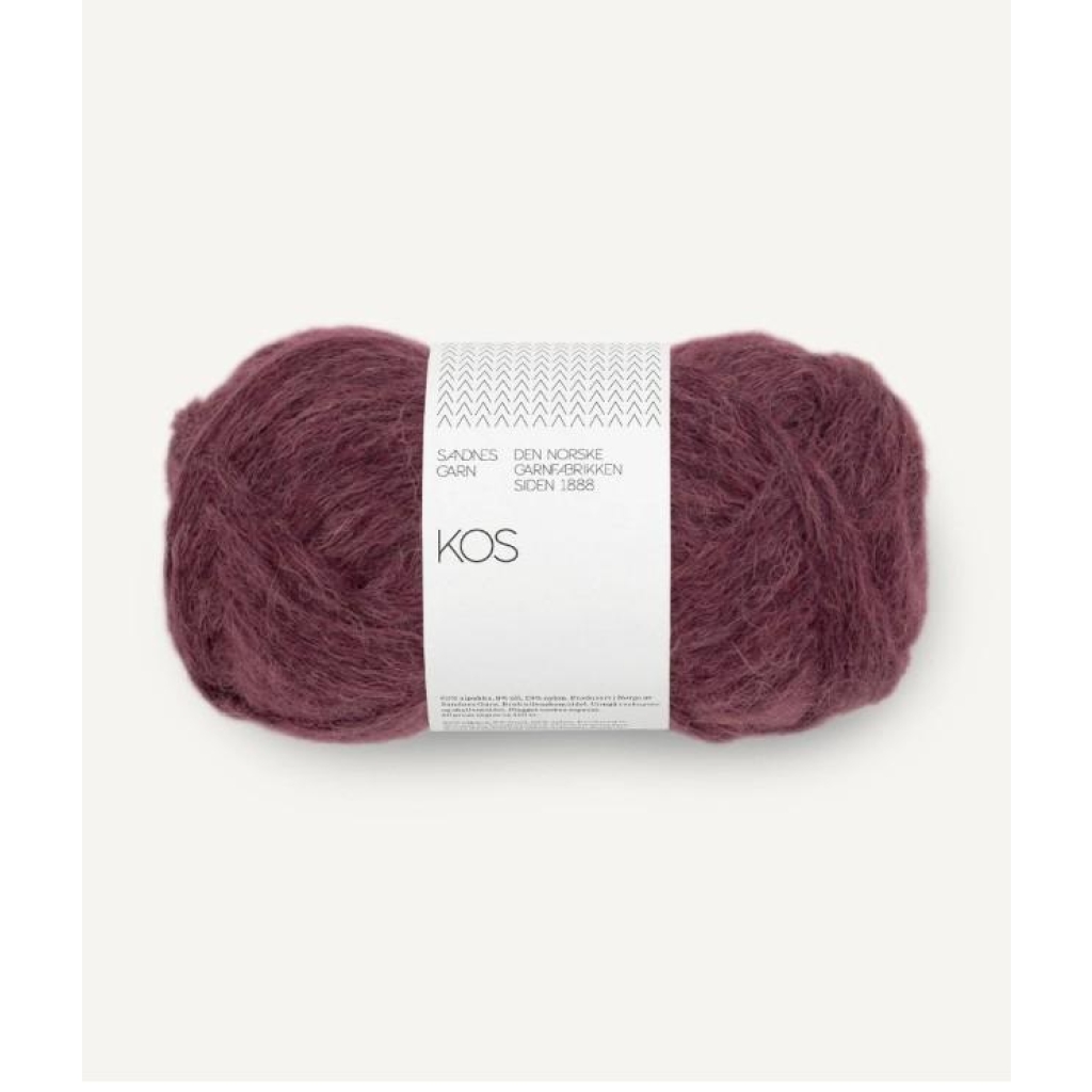 4372 Kos Dyp burgunder