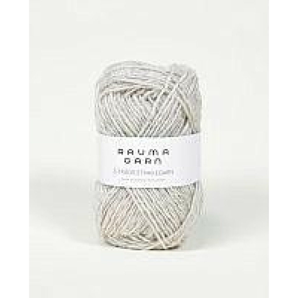 3-TR. STRIKKEGARN Lys grå melert - 103