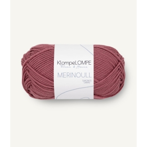 4344 KL Merinoull Mørk Pudderrosa