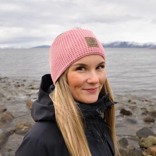 Laslettind Headband Knit Dusty Pink