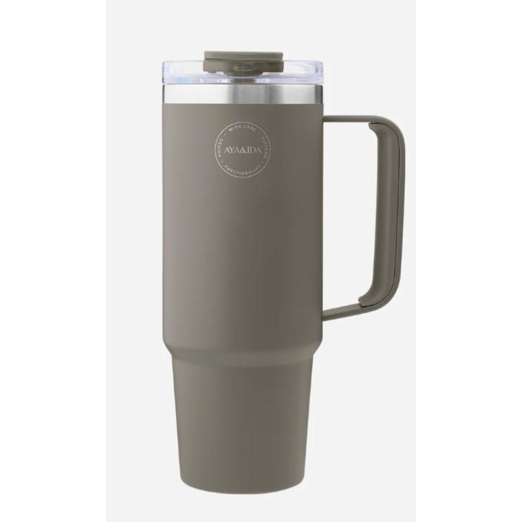 AYA & IDA Termokopp m sugerør 885 ML Driftwood