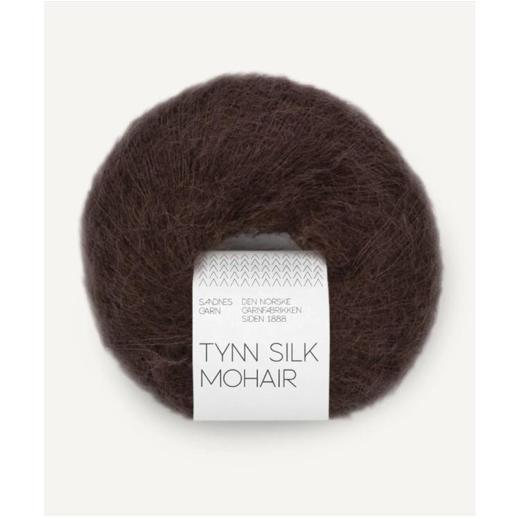 3591 Tynn Silk Mohair Chocolate Plum