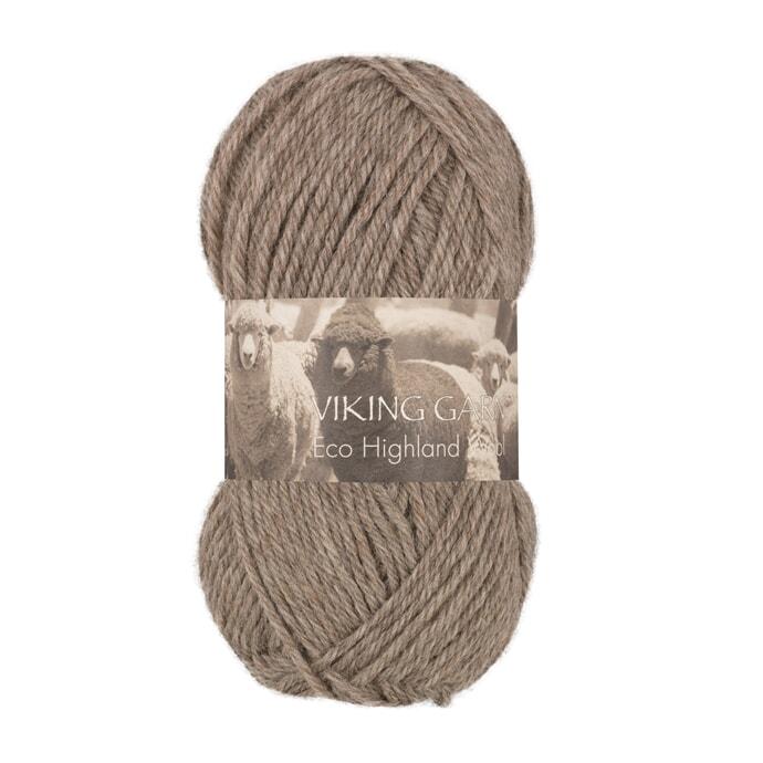 ECO HIGHLAND WOOL Lys brun - 209