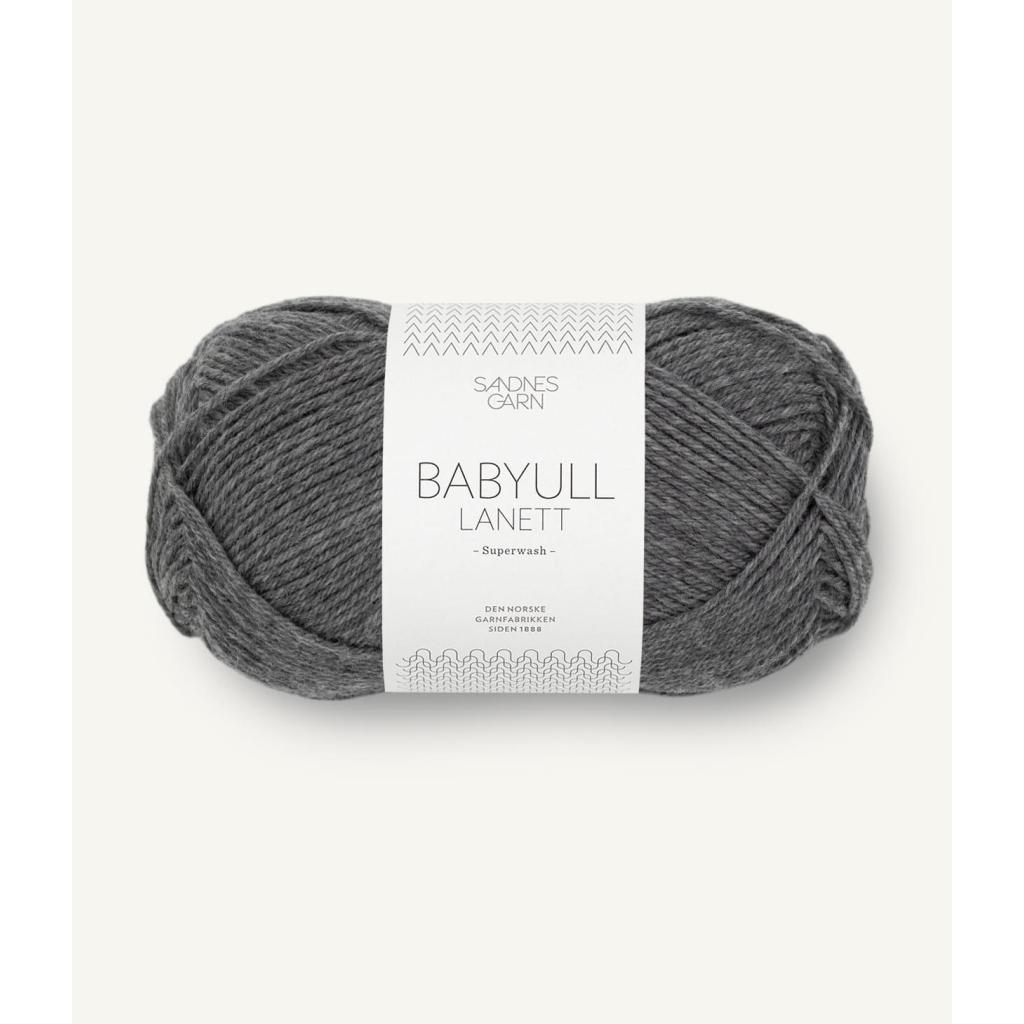 1053 Babyull Lanett Mørk Gråmel