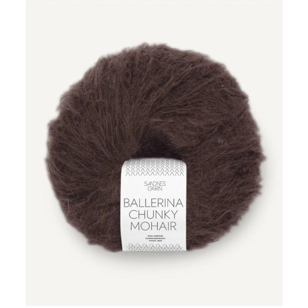 3591 Ballerina Chunky Mohair Chocolate Plum