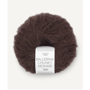 3591 Ballerina Chunky Mohair Chocolate Plum