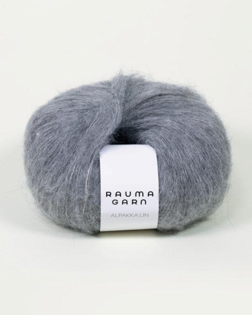Alpakka Lin Grå