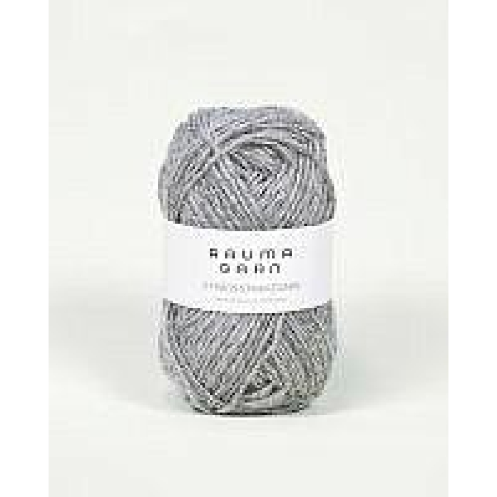 3-TR. STRIKKEGARN Grå melert - 104