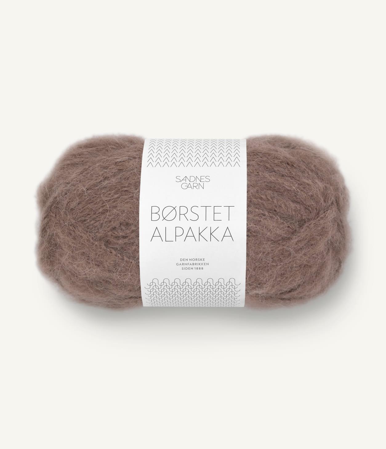 3161 Børstet Alpakka Eikenøtt