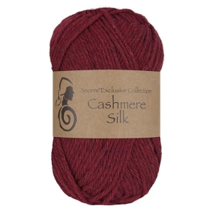 Snorre Cashmere Silk Rødvin 655