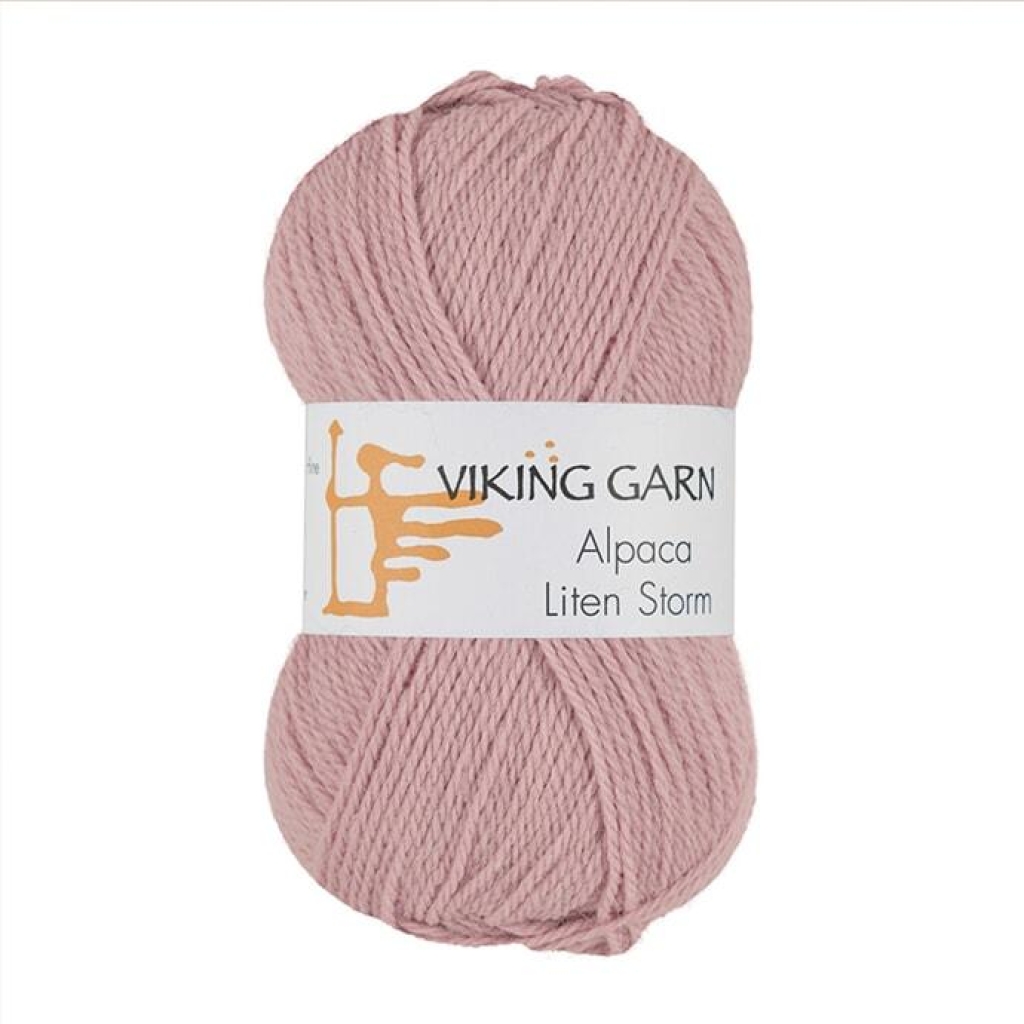 ALPACA LITEN STORM Lys rosa - 766