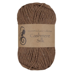 Snorre Cashmere Silk Sjokolade 609