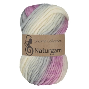 Snorre Naturgarn Multi rosa/grå 677