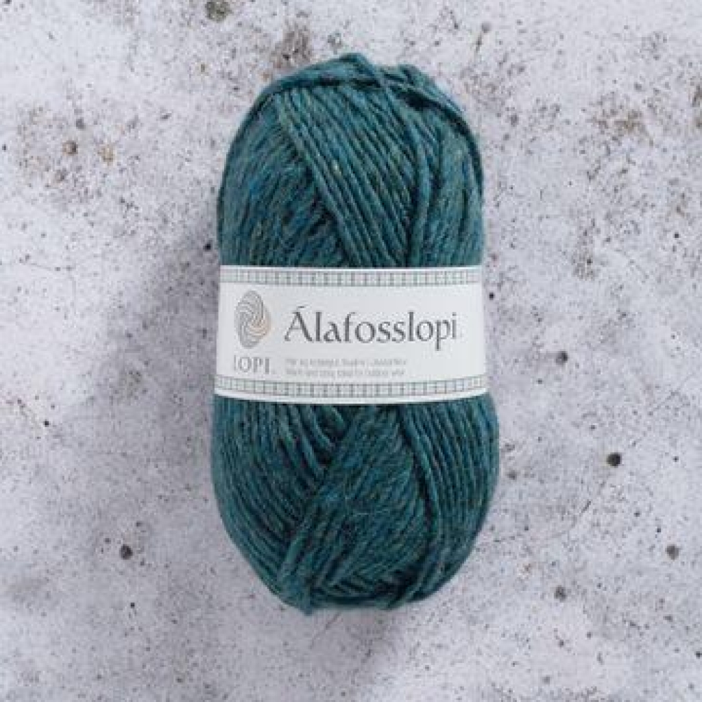 Alafosslopi 100g Teal Heather 9967