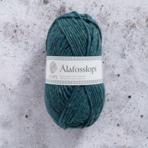 Alafosslopi 100g Teal Heather 9967