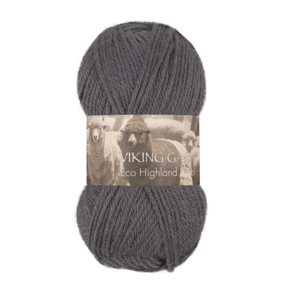 ECO HIGHLAND WOOL Stålgrå - 214