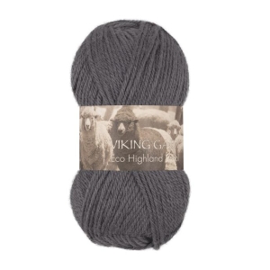 ECO HIGHLAND WOOL Stålgrå - 214