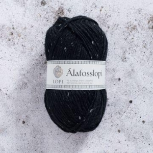 Alafosslopi 100g Black Tweed 9975