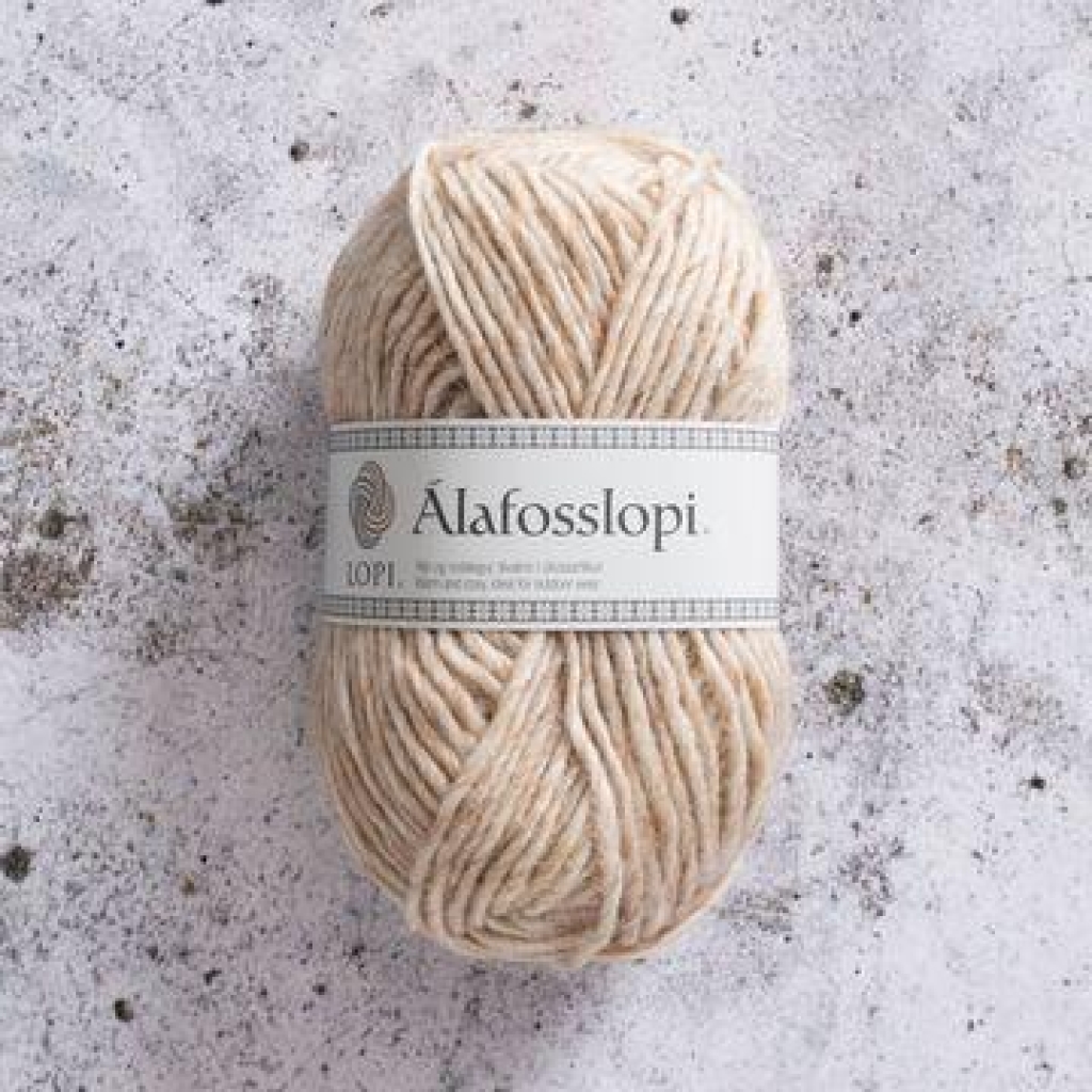 Alafosslopi 100g Ecru Heather 9972