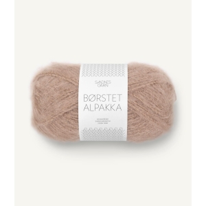 3040 Børstet Alpakka Caffè latte