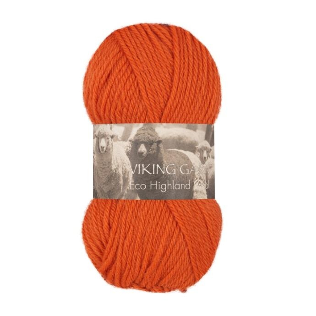 ECO HIGHLAND WOOL Oransje - 251