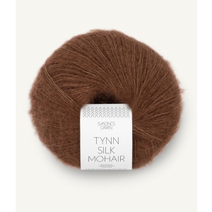 3073 Tynn Silk Mohair Sjokolade