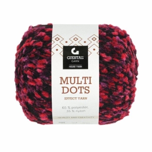 Multi dots - Rød/Lilla dots