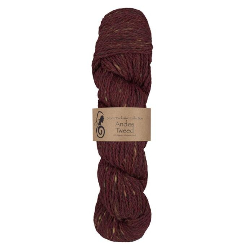 Snorre Andes Tweed Burgunder 258