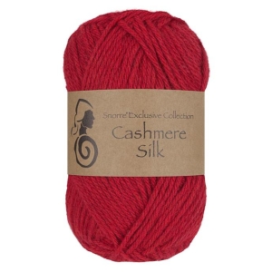 Snorre Cashmere Silk Kirsebær 650