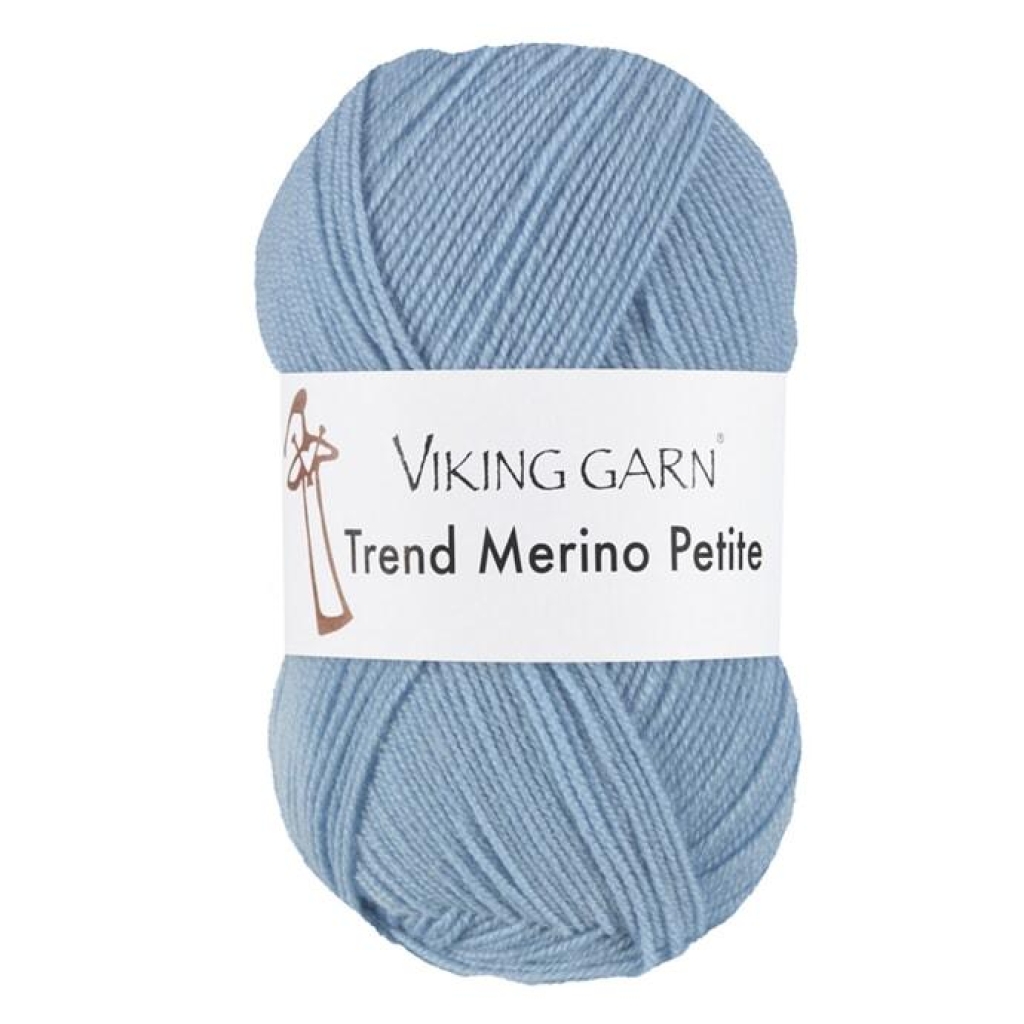 TREND MERINO PETITE Mellomblå - 381