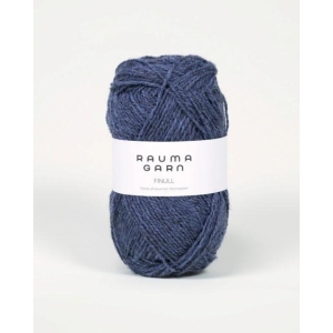 FINULL 4124 Blå mørkmelert