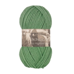 ECO HIGHLAND WOOL Eplegrønn - 232