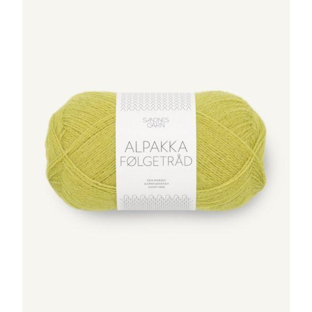 9825 Alpakka Følgetråd Sunny Lime