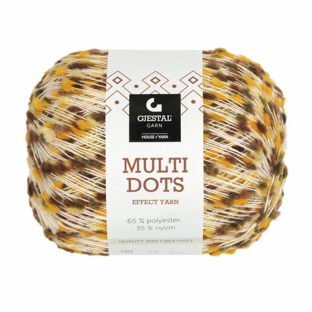 Multi dots - Brun/Safran dots