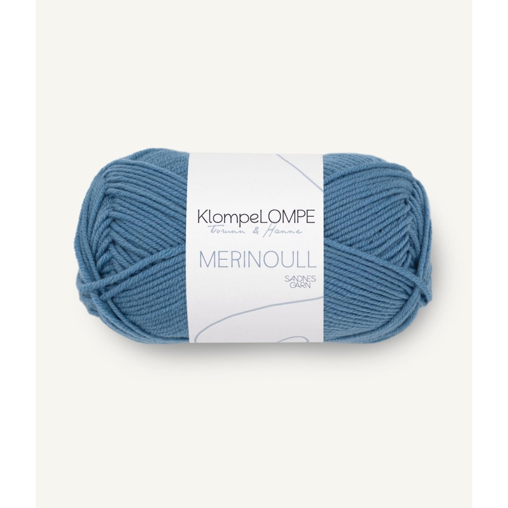 6033 KL Merinoull Jeansblå