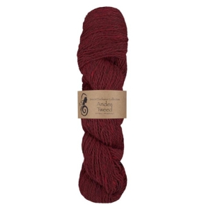 Snorre Andes Tweed Mørk rød 255