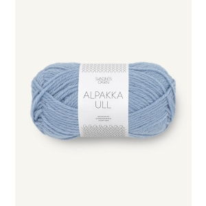 6032 Alpakka Ull blå Hortensia