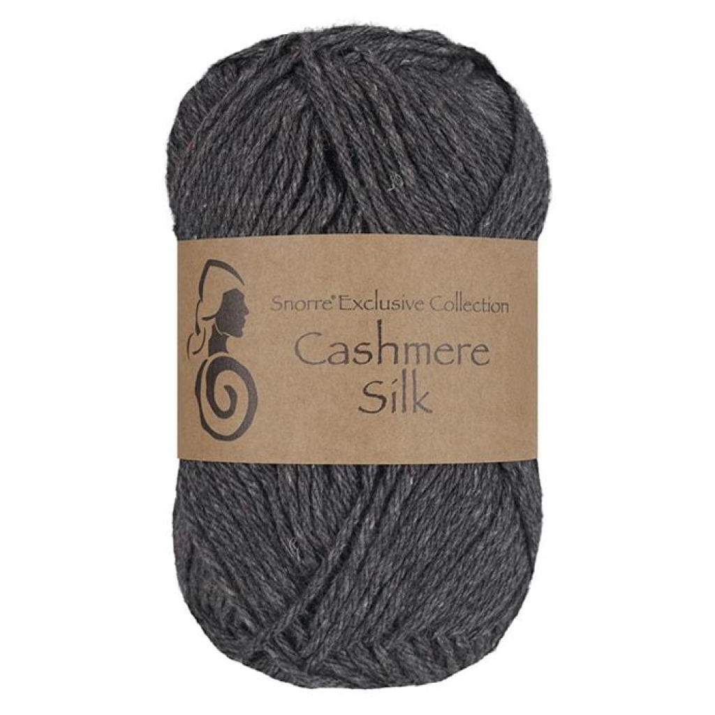 Snorre Cashmere Silk Granitt 615