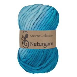 Snorre Naturgarn Multi turkis 629