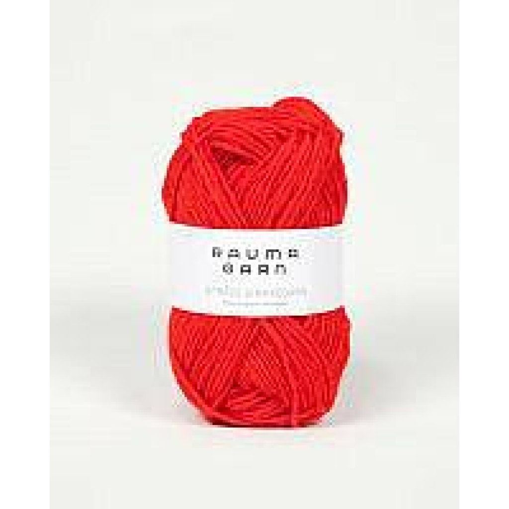 3-TR. STRIKKEGARN Rød - 124