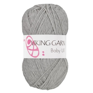 BABY ULL Lys grå - 313