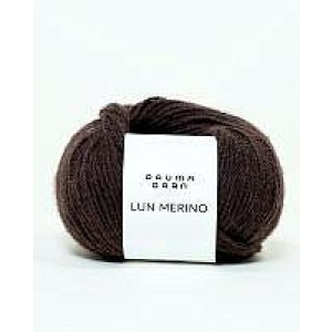 LUN MERINO Mørk sjokolade