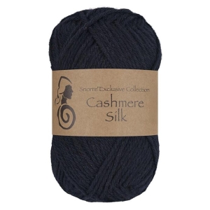 Snorre Cashmere Silk Midnatt 626